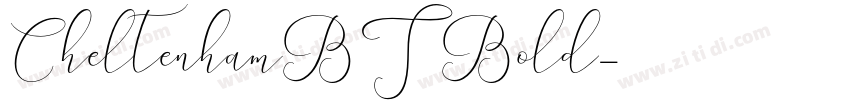 CheltenhamBT Bold字体转换